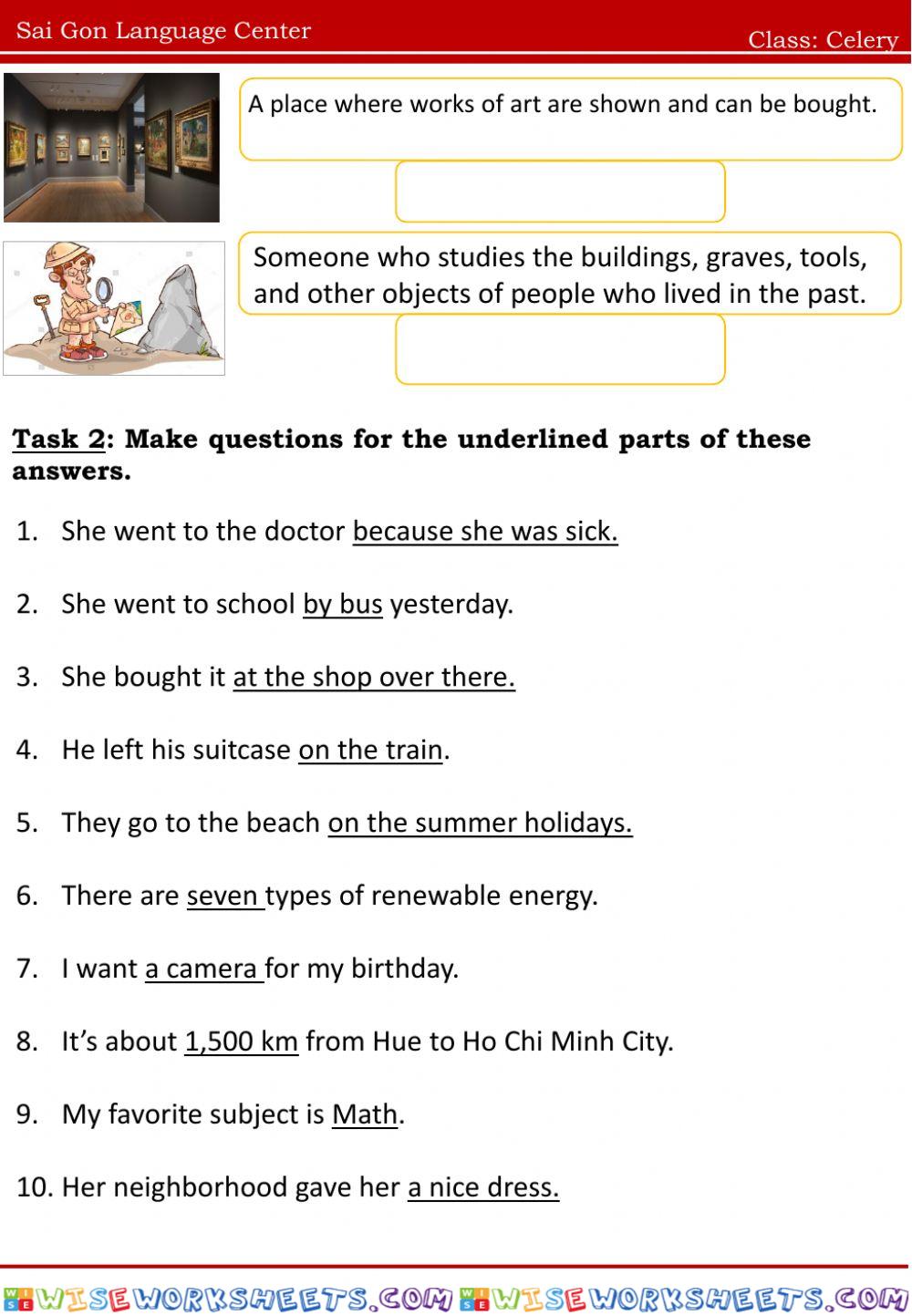 worksheet