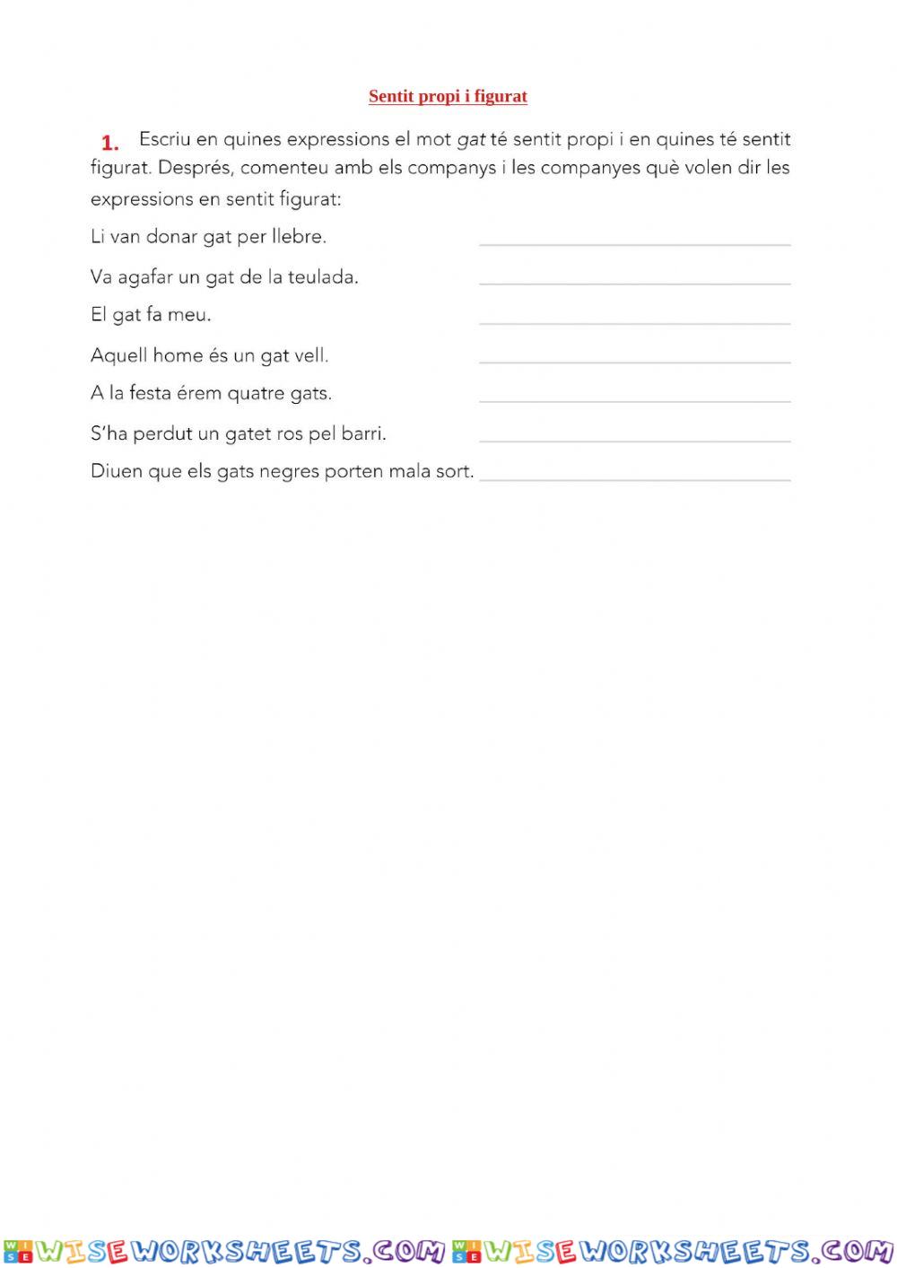 worksheet