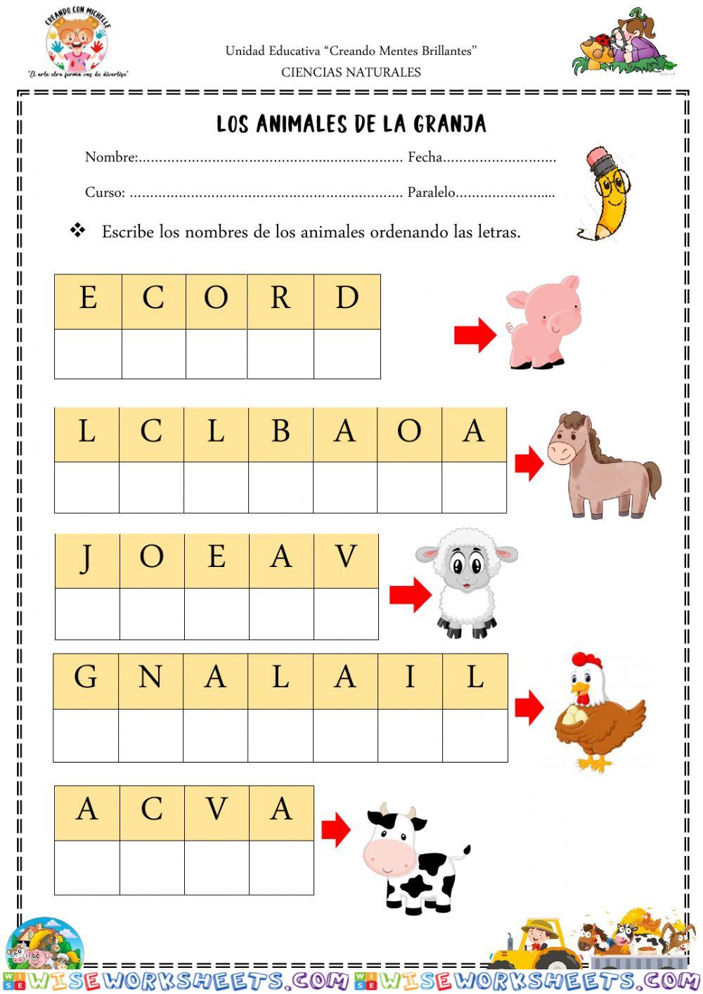 Animales de la granja