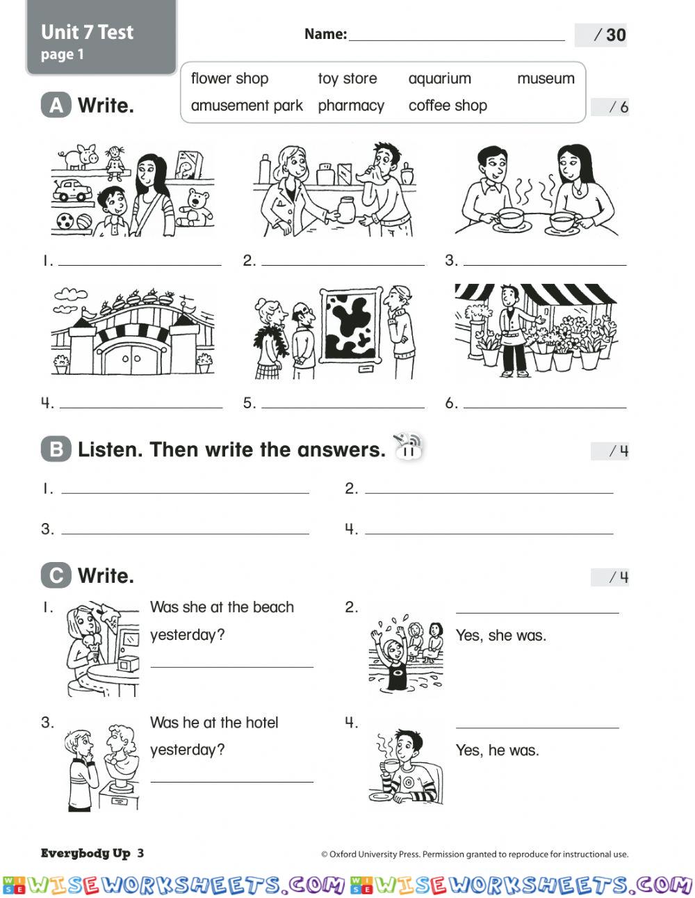 worksheet