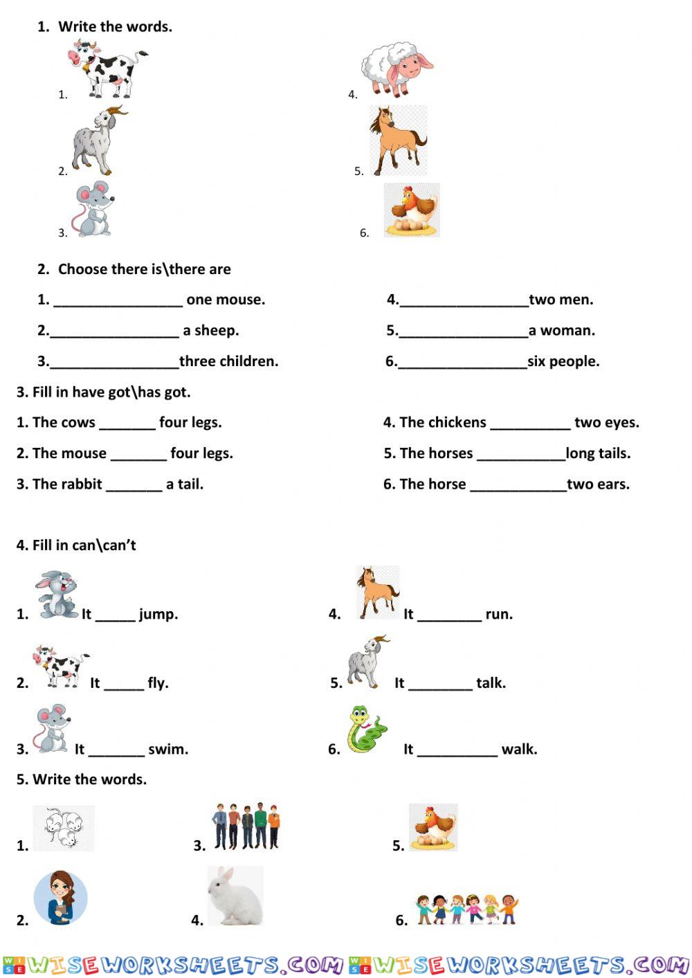 Farm animals
