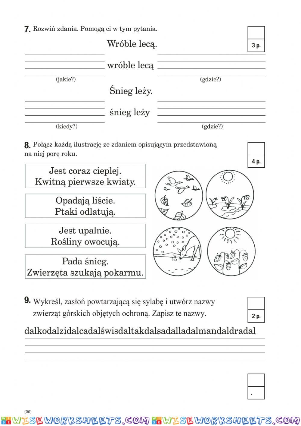 worksheet