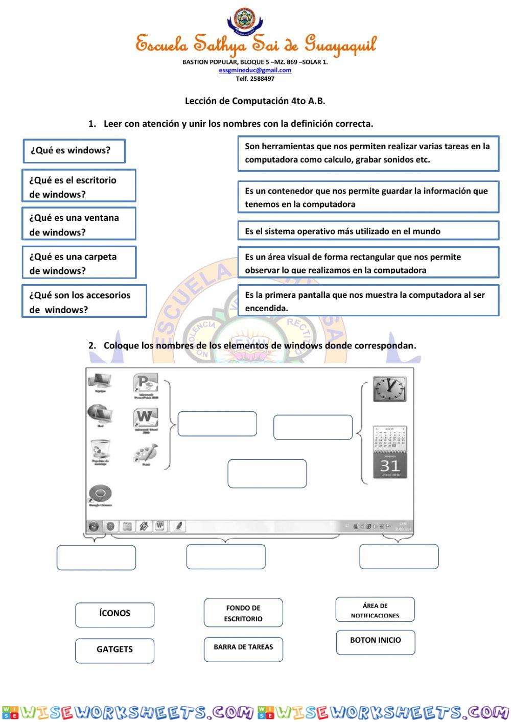 Lección de computación