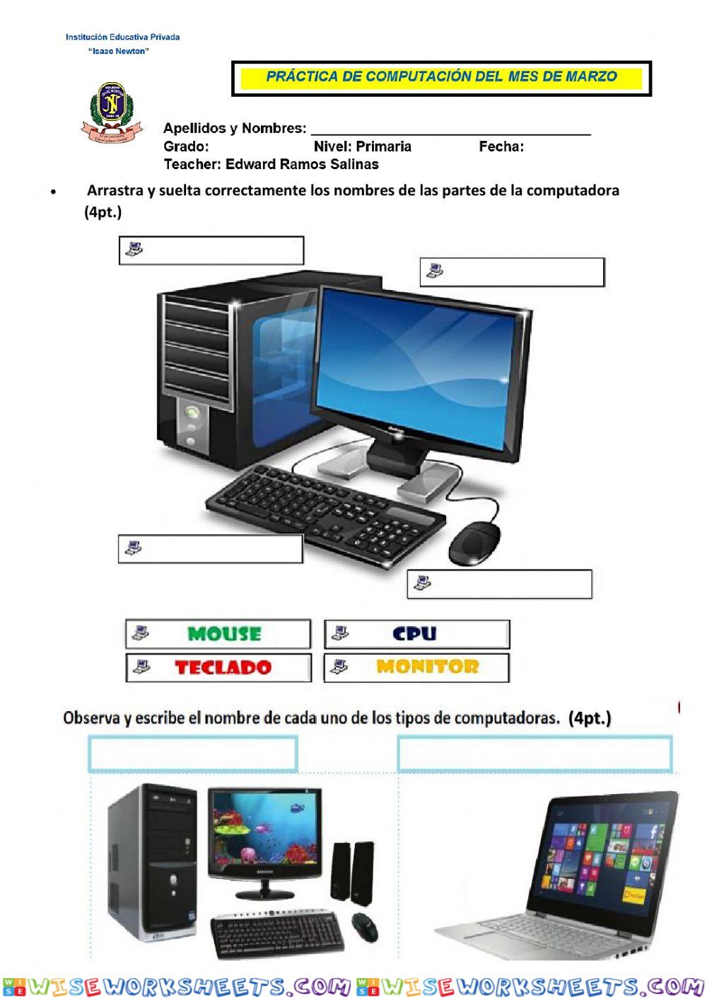 Práctica de marzo 3° prim