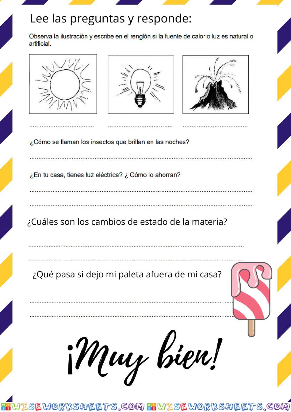 worksheet