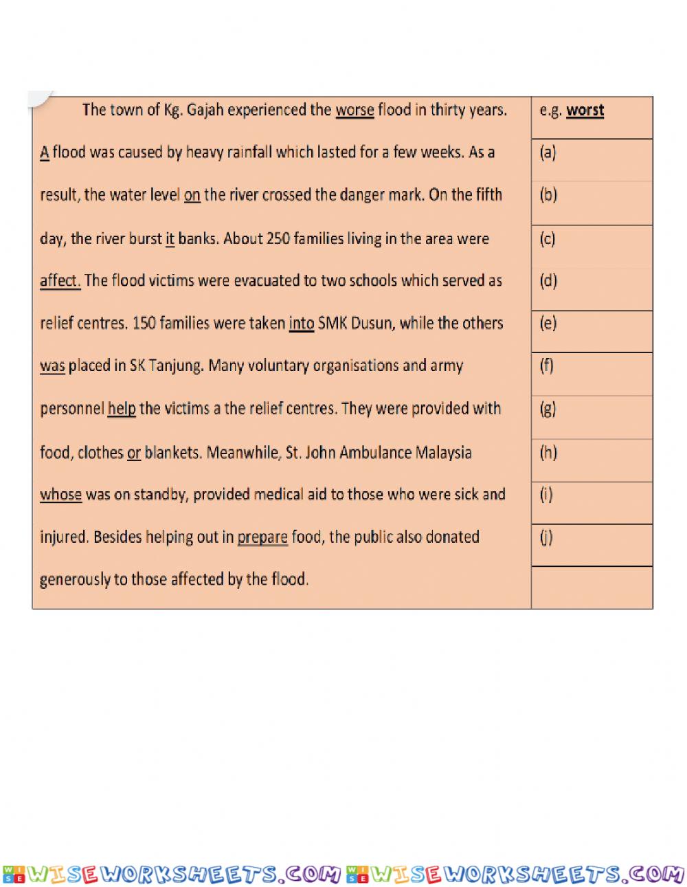 Error Identification 2
