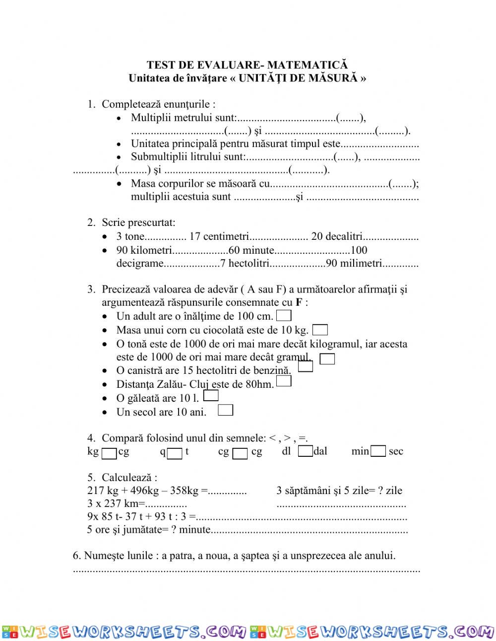 Evaluare