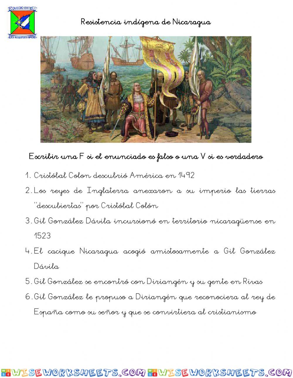 Resistencia indígena de Nicaragua