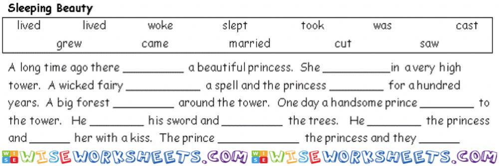 Past simple activity 1