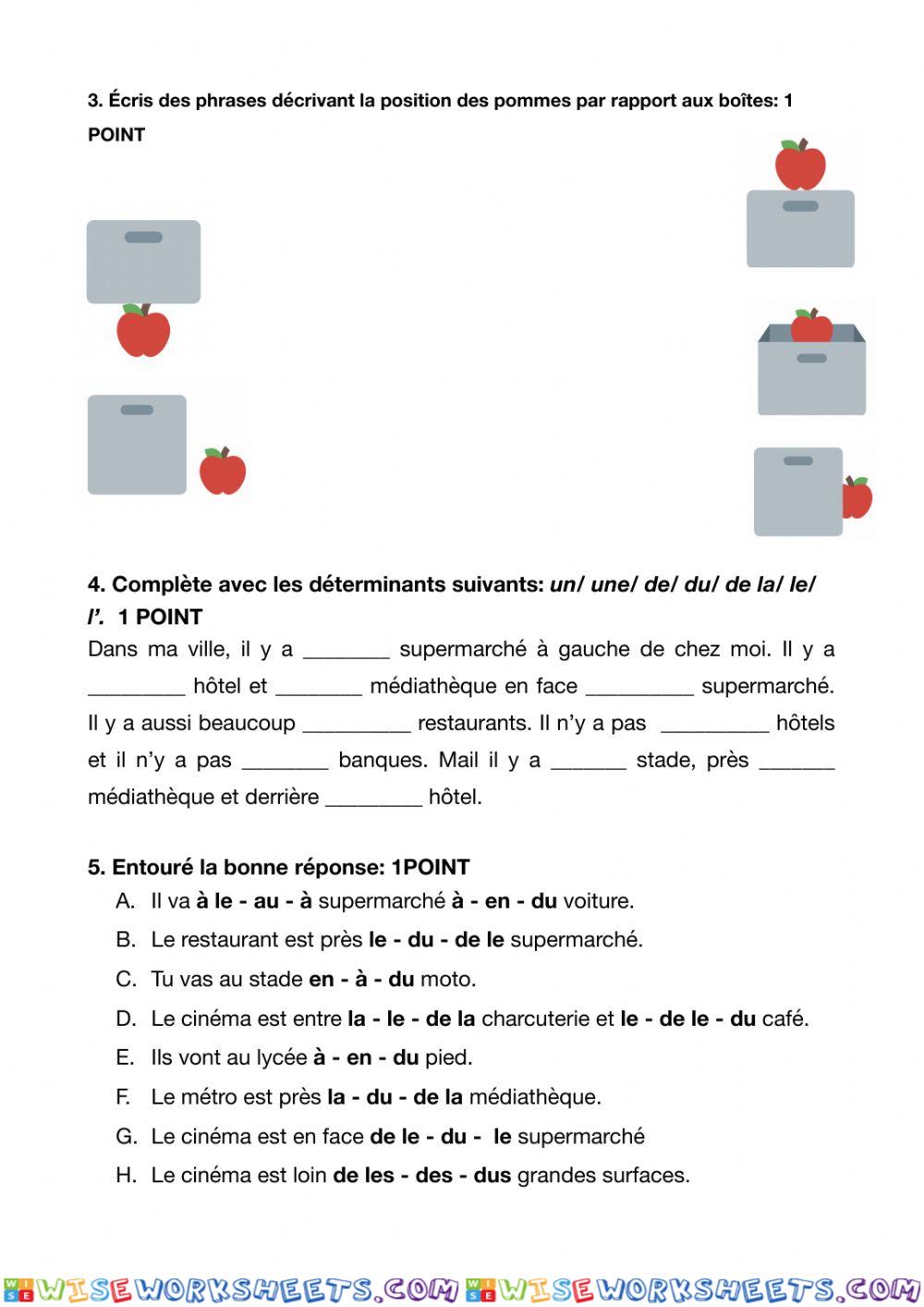 worksheet