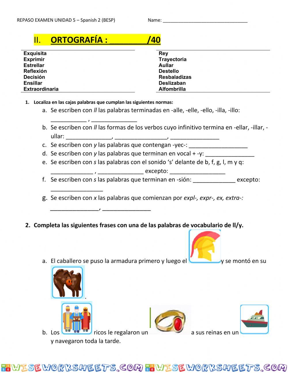 worksheet