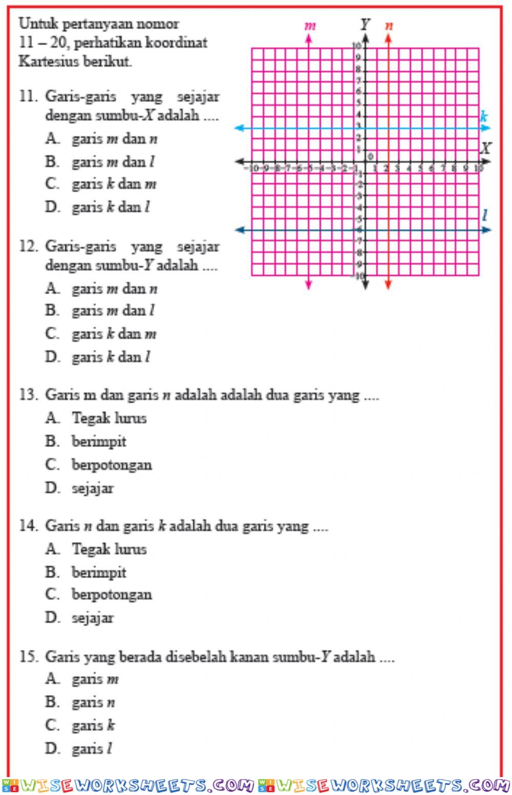 worksheet