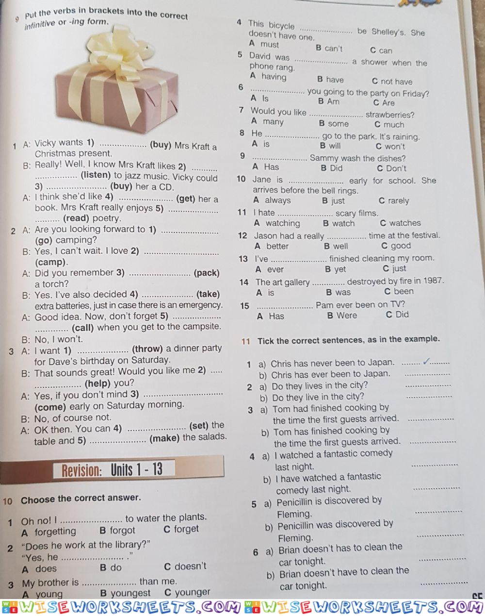 Grammar Check-Up