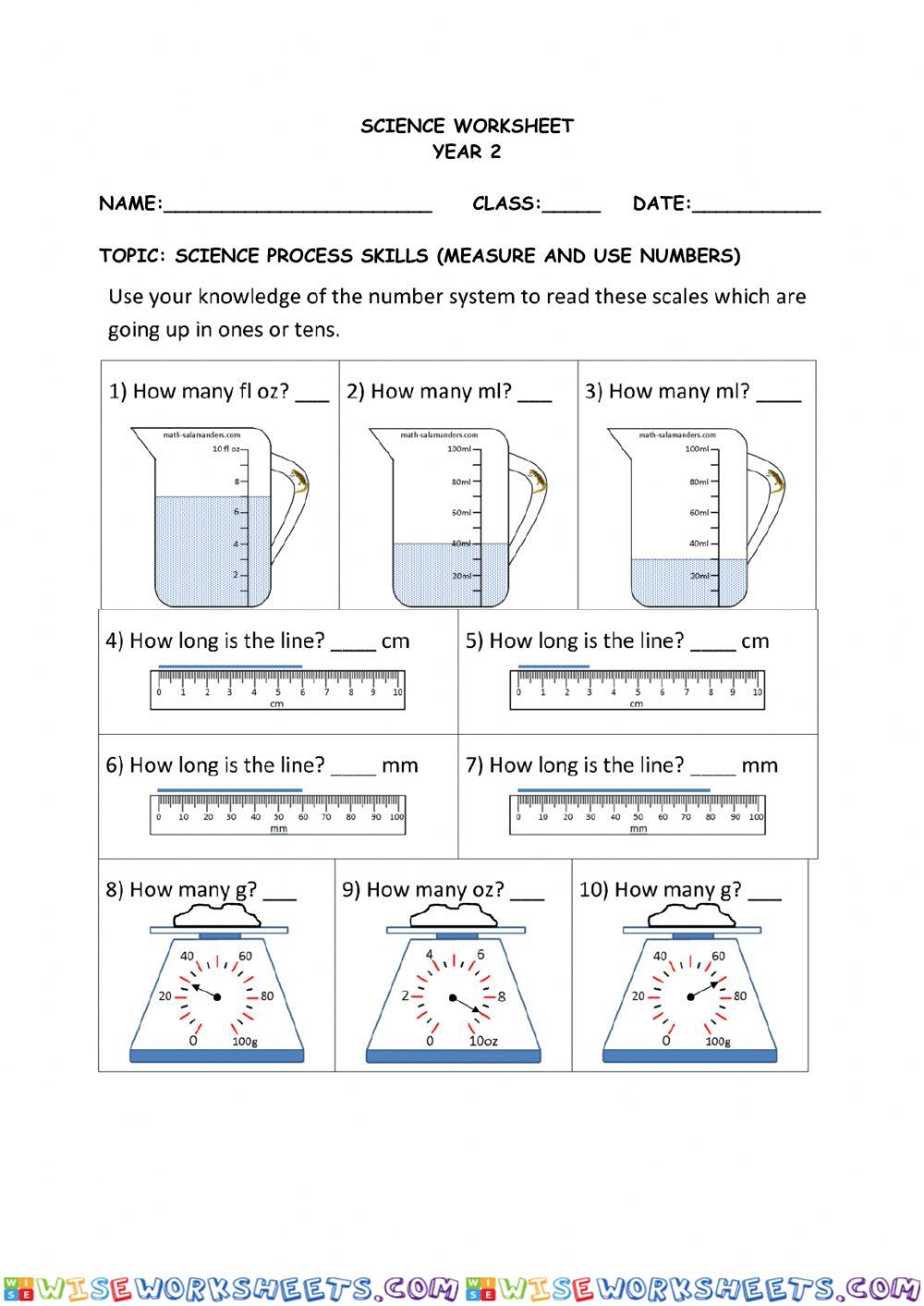 Measure and Use Numbers