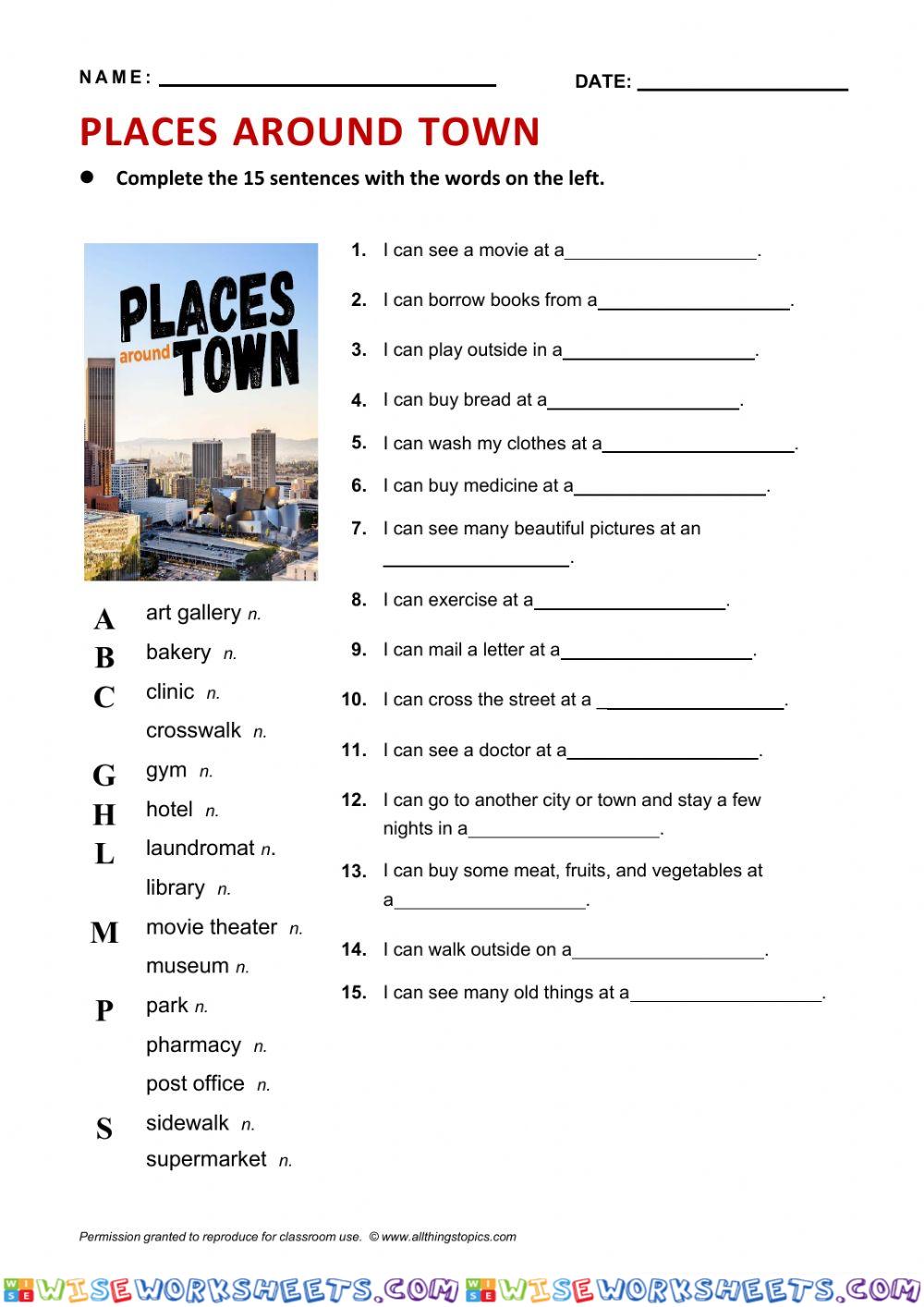 Places around Town