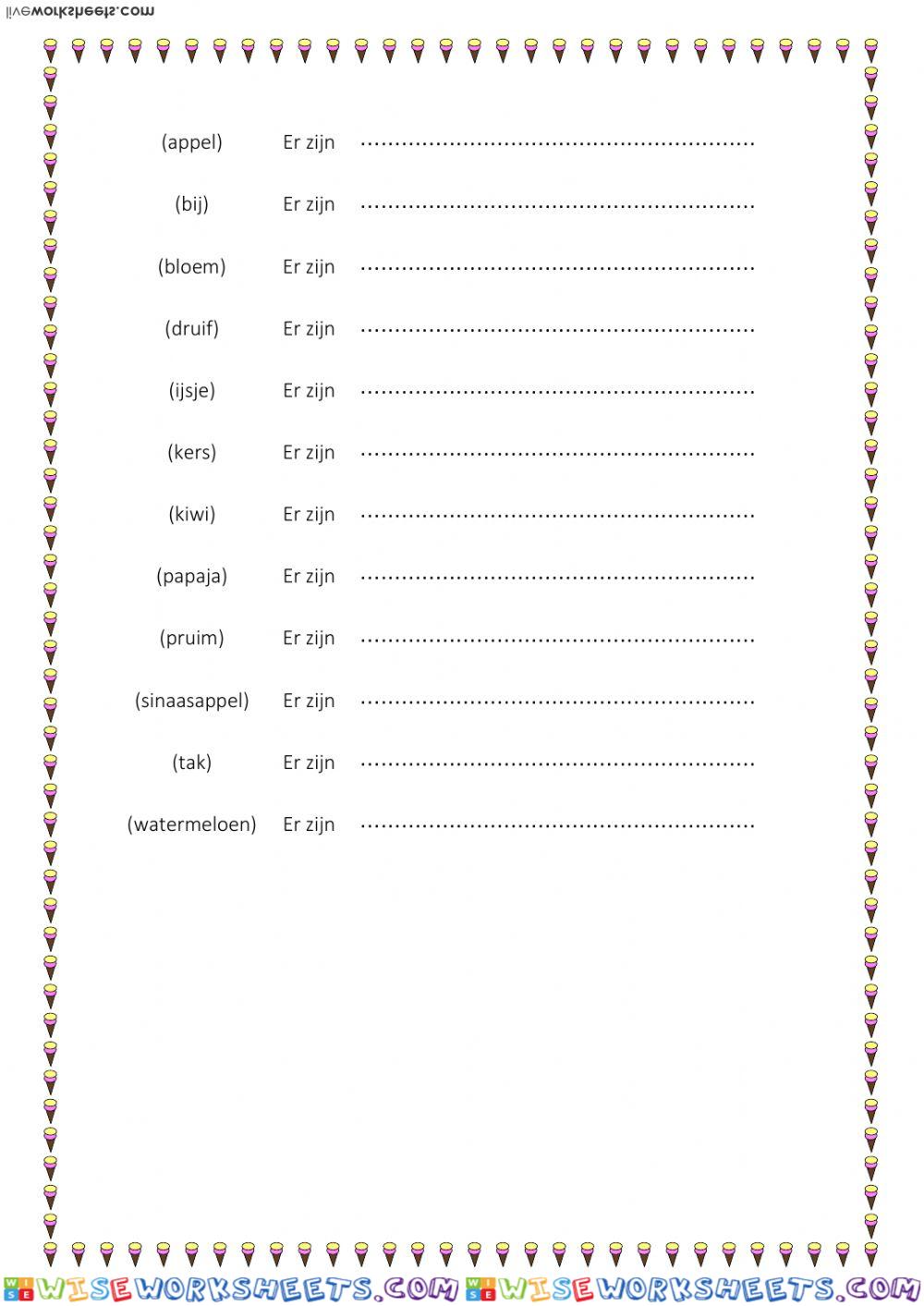 worksheet