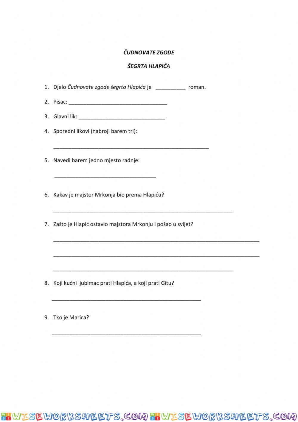 worksheet