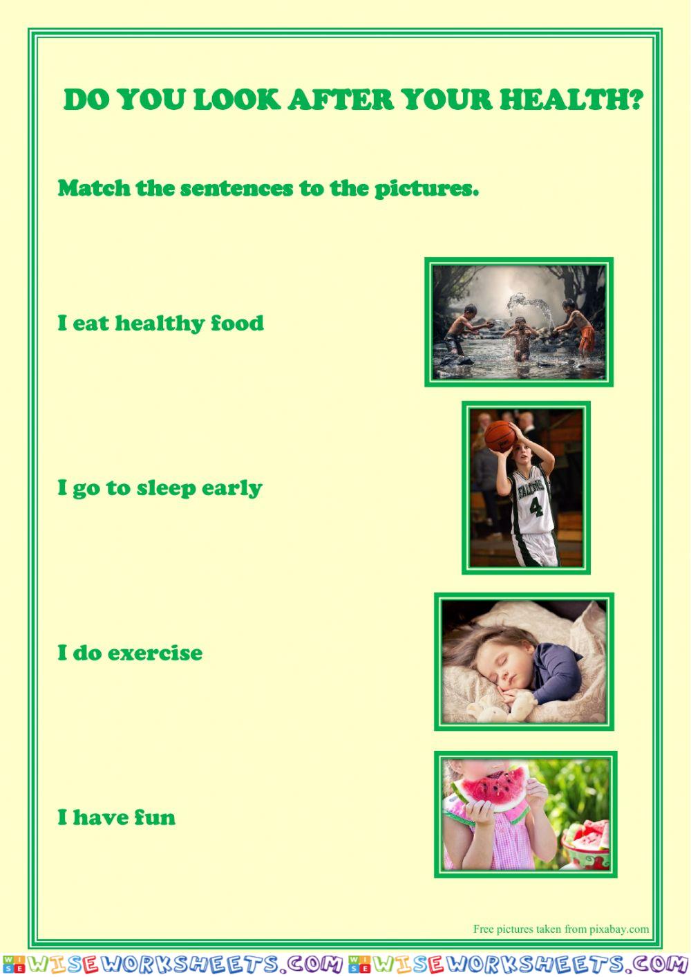How do you look after your health?