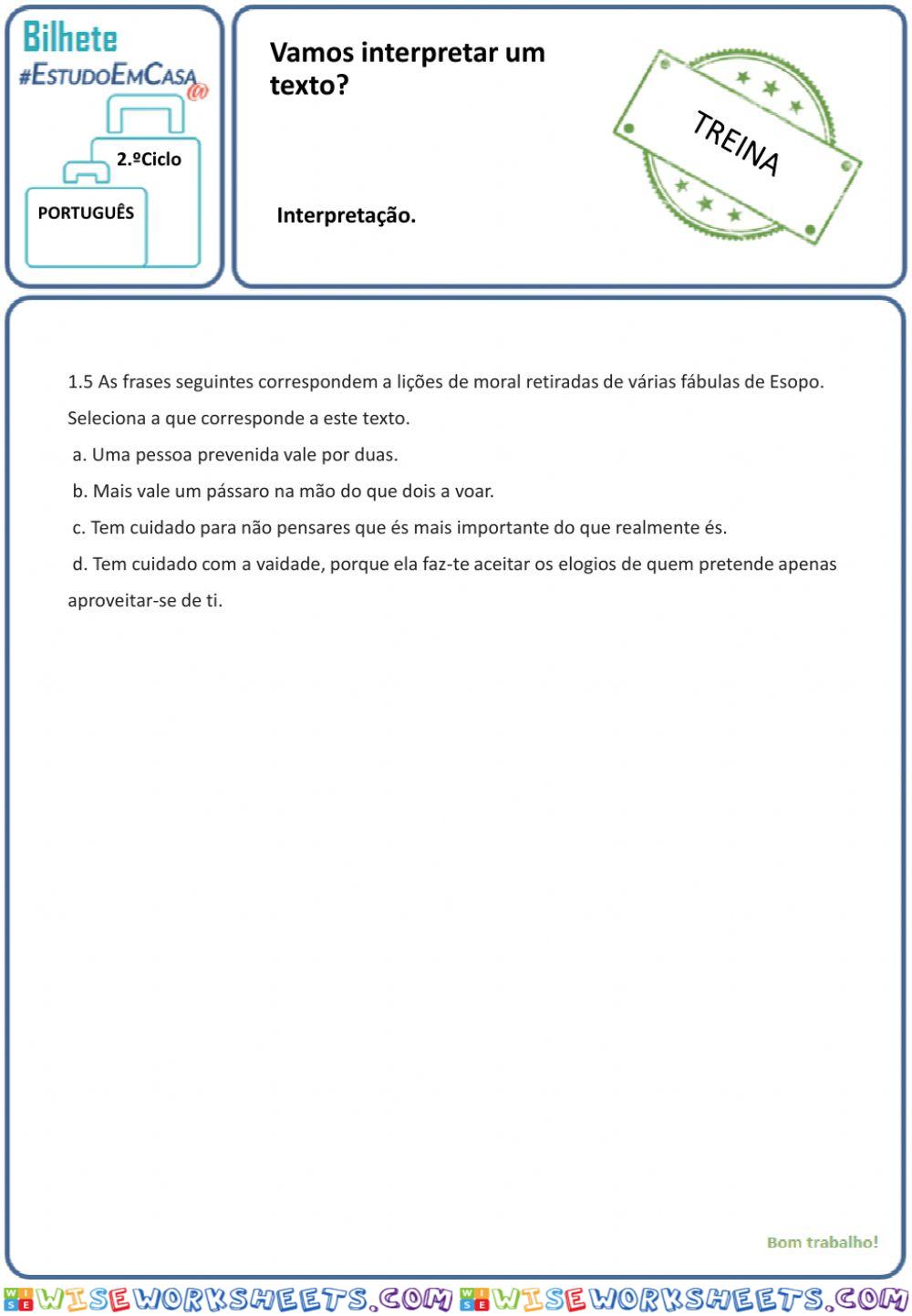 worksheet