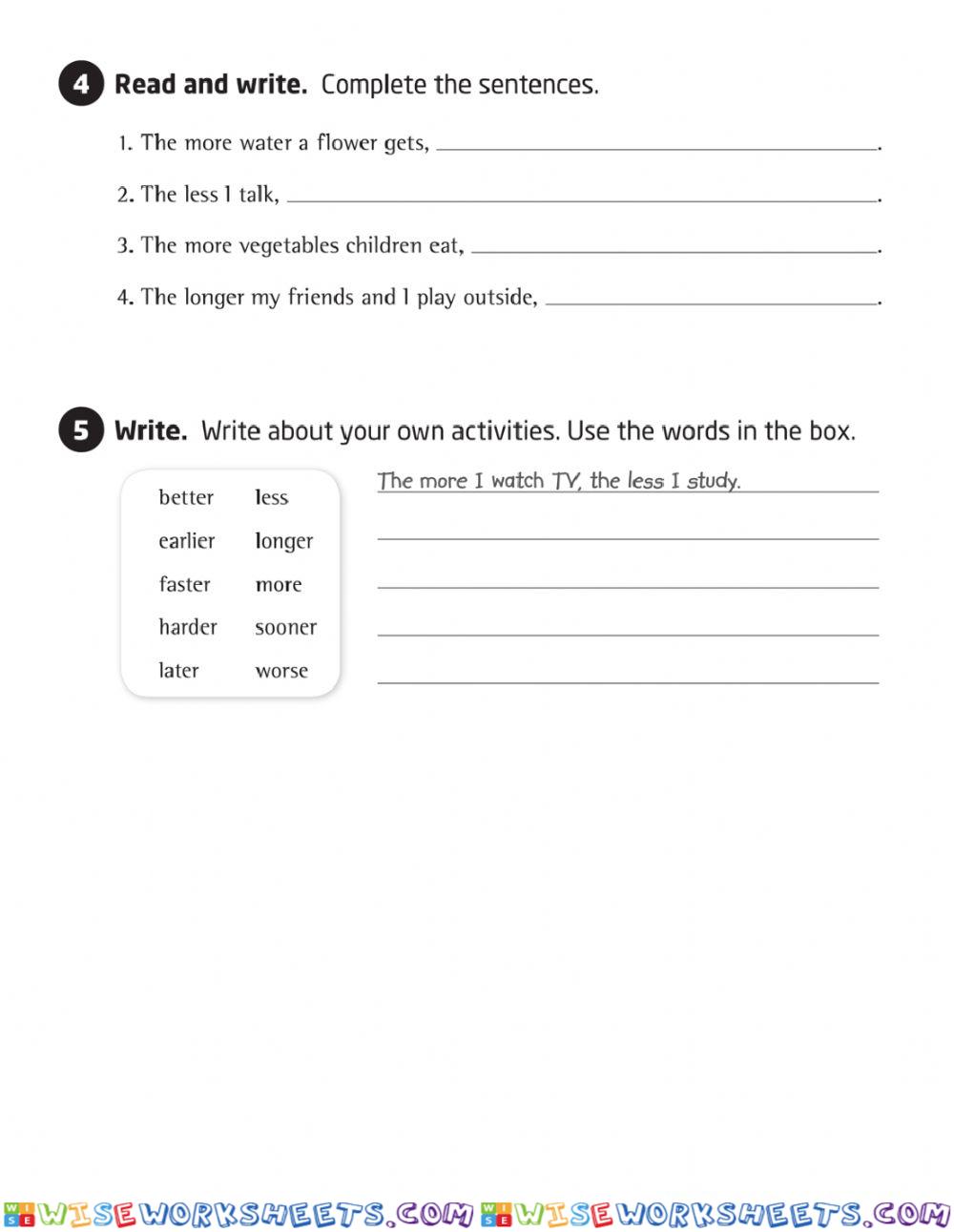 worksheet