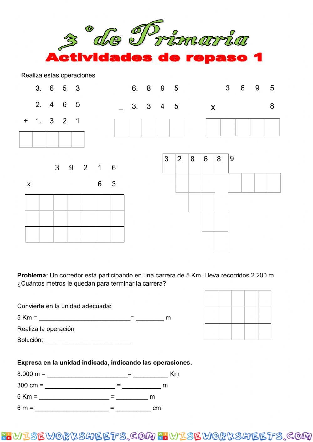 Repaso tercero