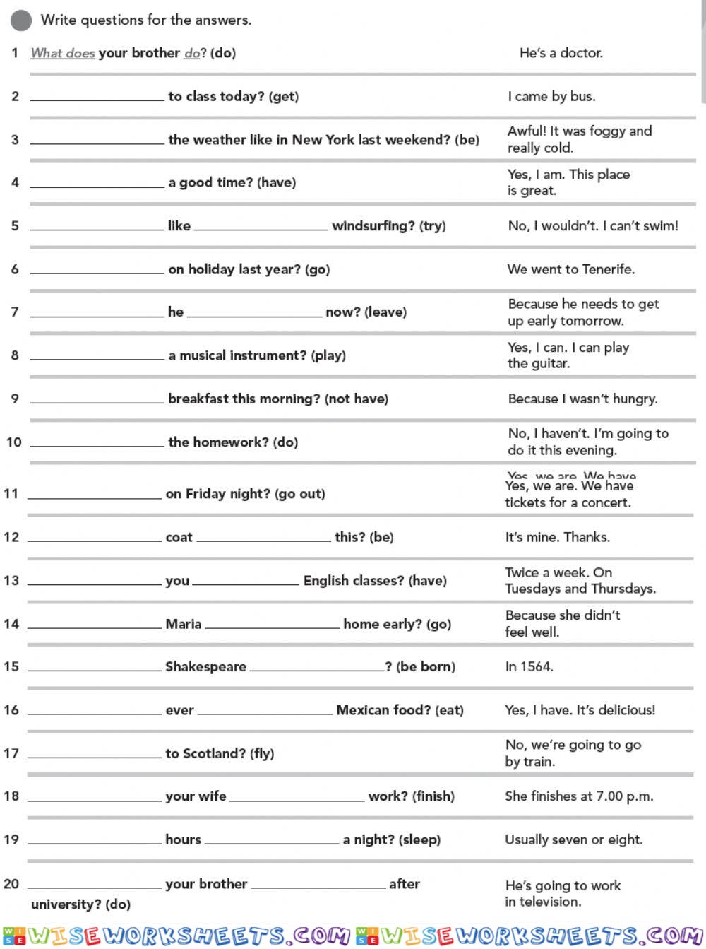 Review structures