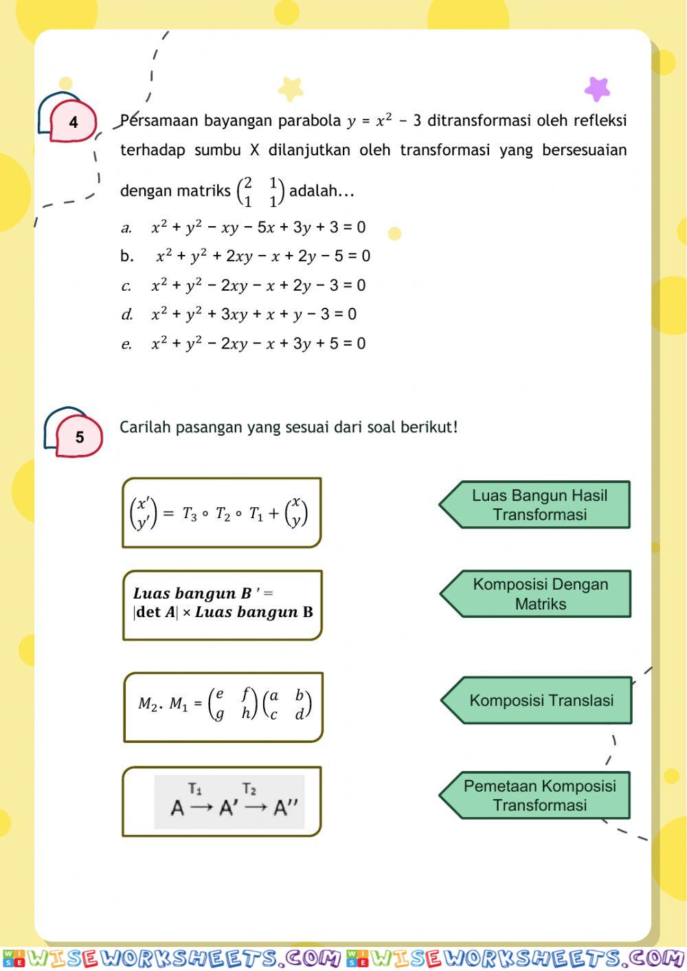 worksheet