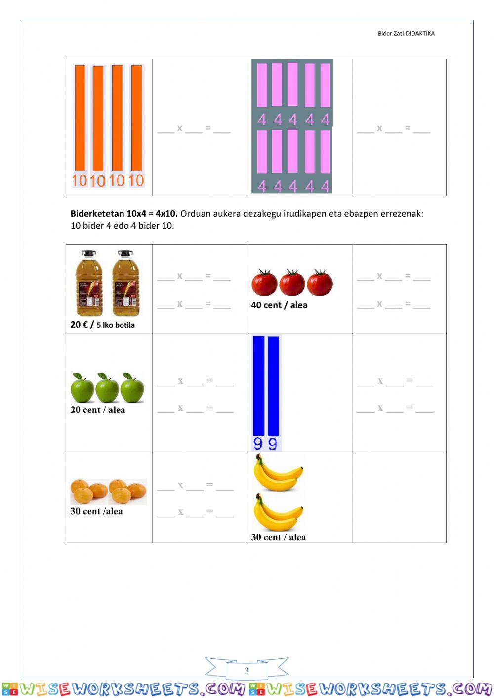 worksheet