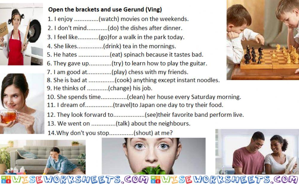 7b gerund practice