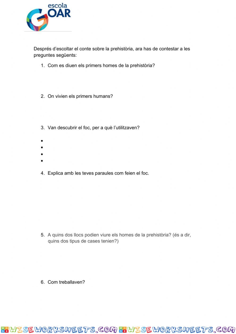 worksheet