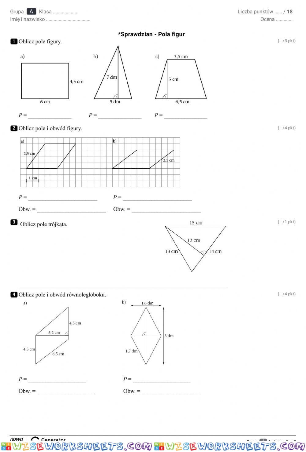 worksheet