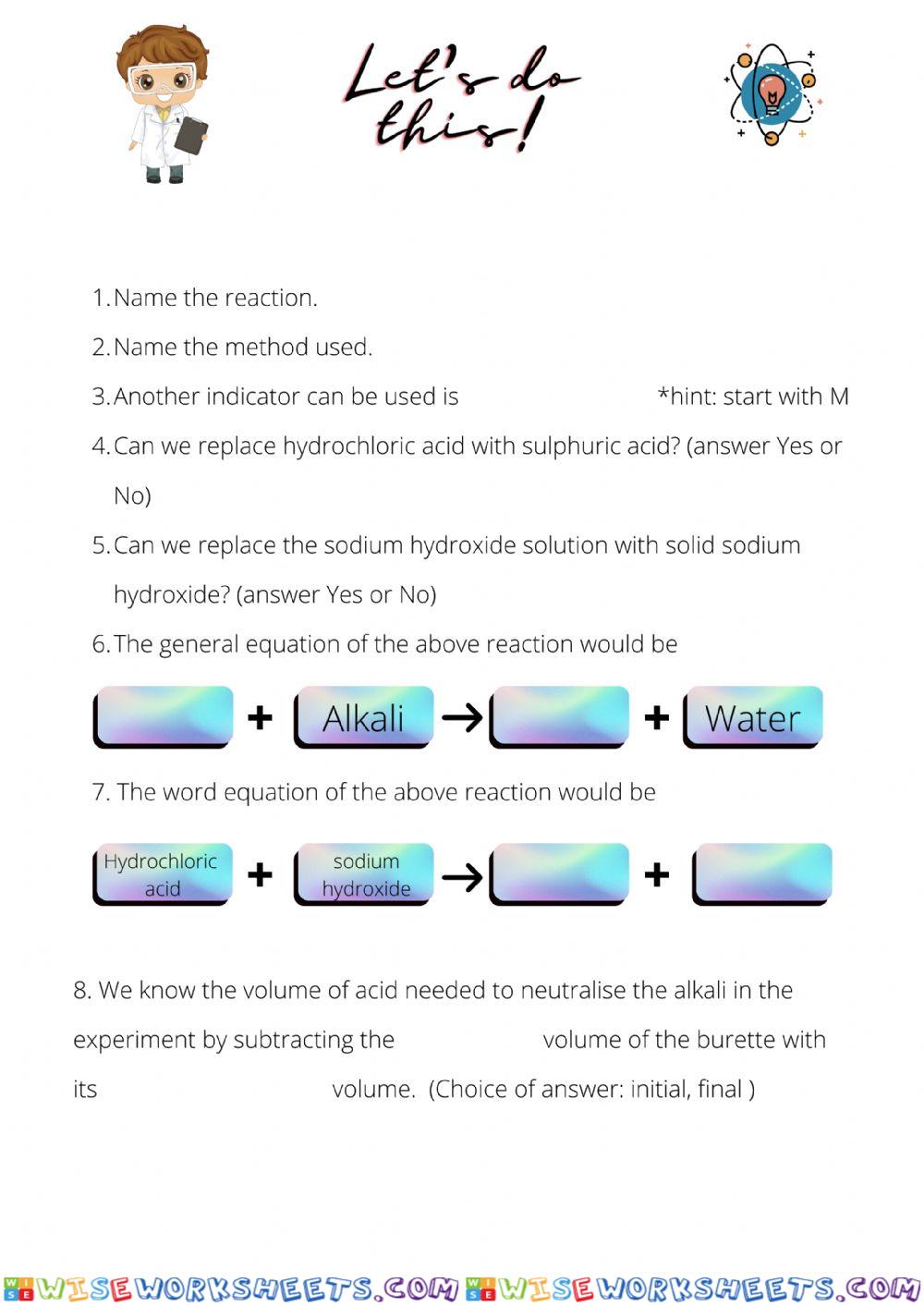 worksheet