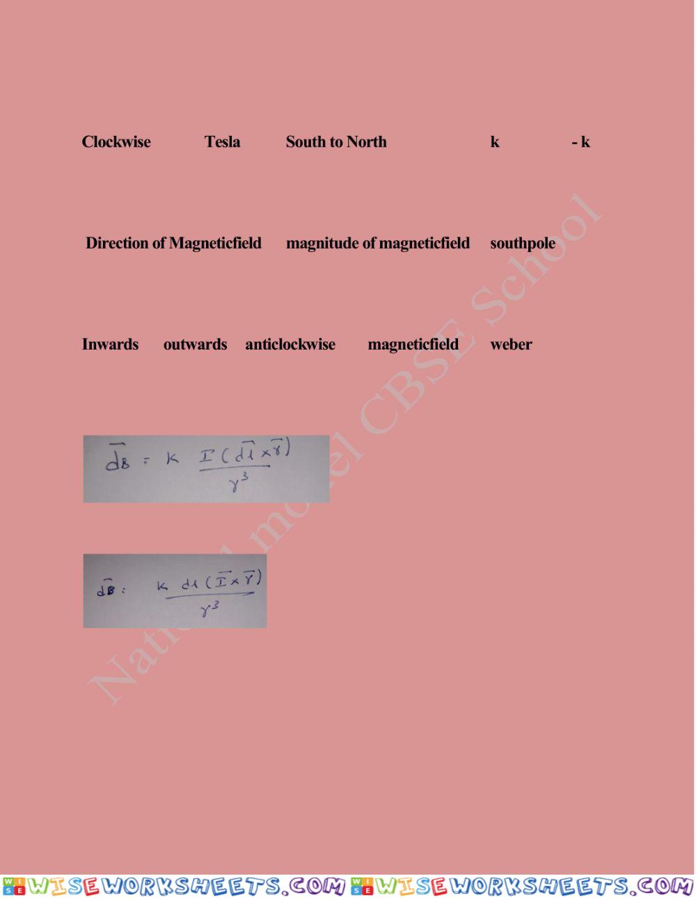 worksheet