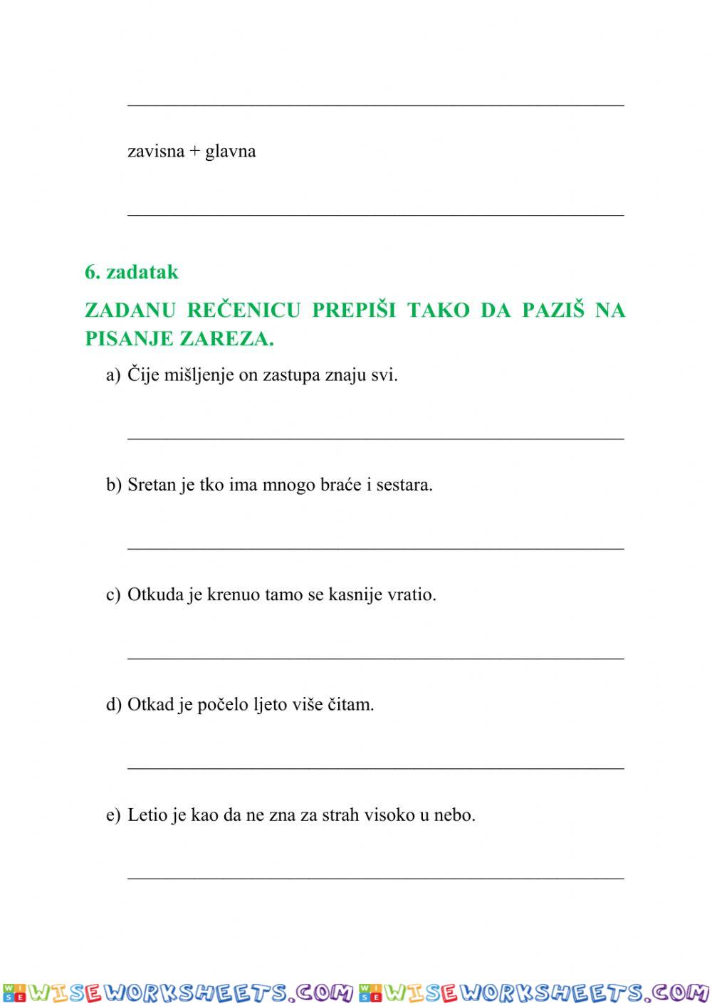 worksheet