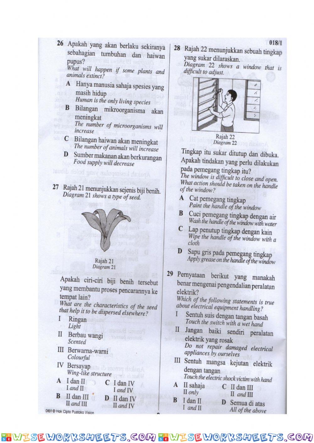 Revision science year 5 (6)