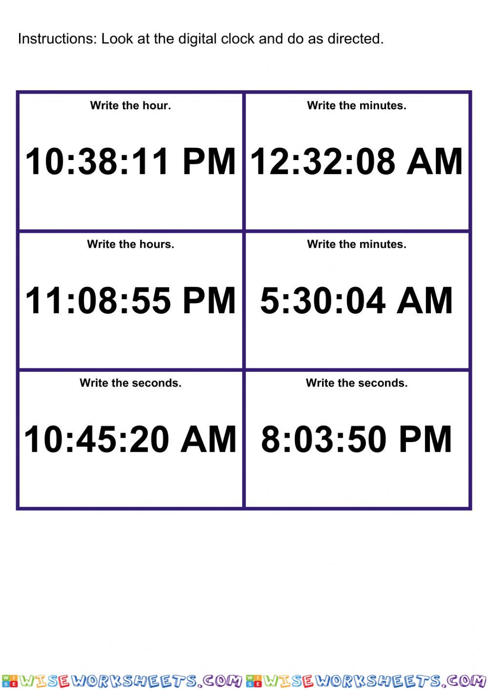 Telling the Time (PAK)