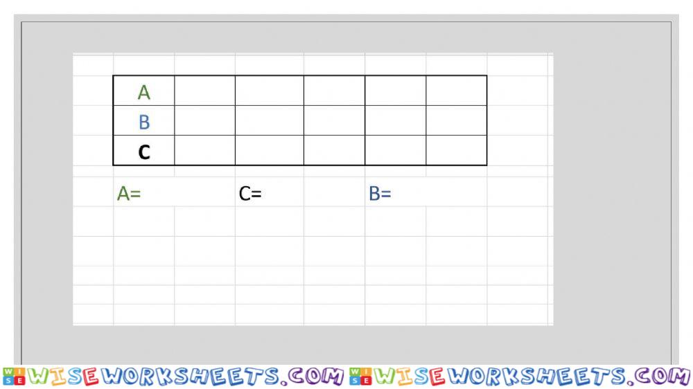 worksheet