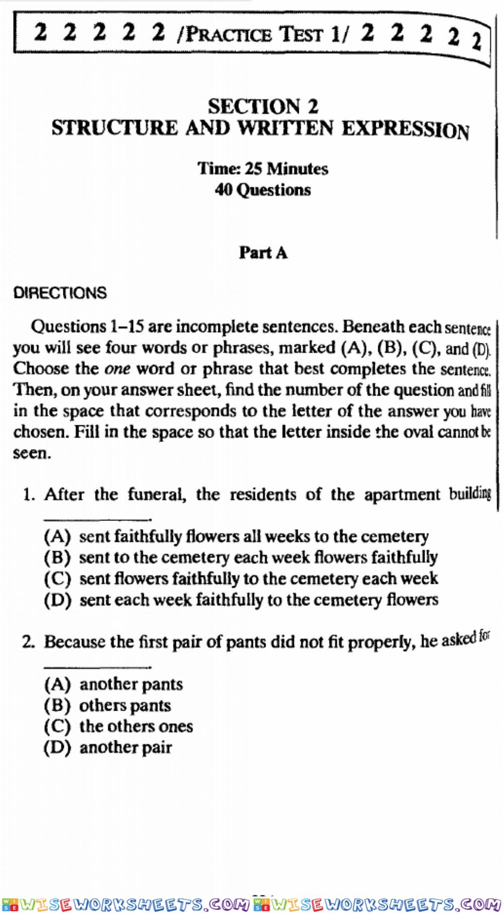 Mock test 13