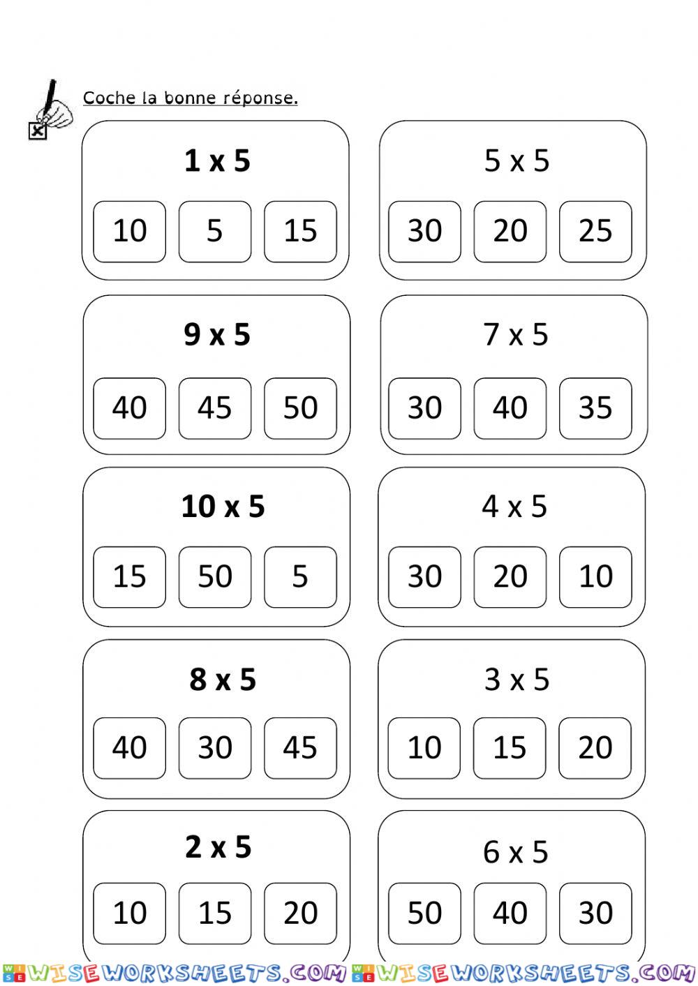 worksheet