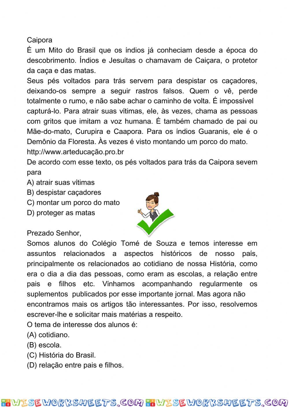 worksheet