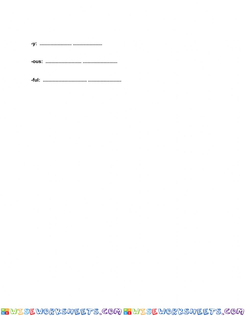 worksheet