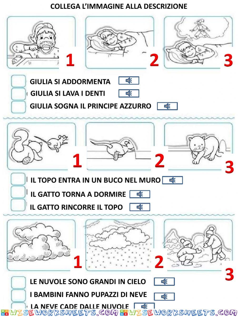 Ascolta e collega