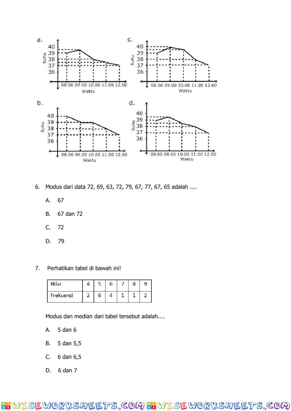 worksheet