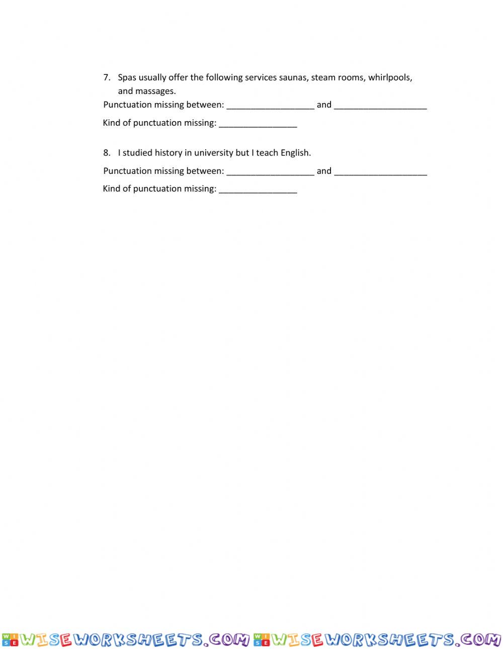 worksheet