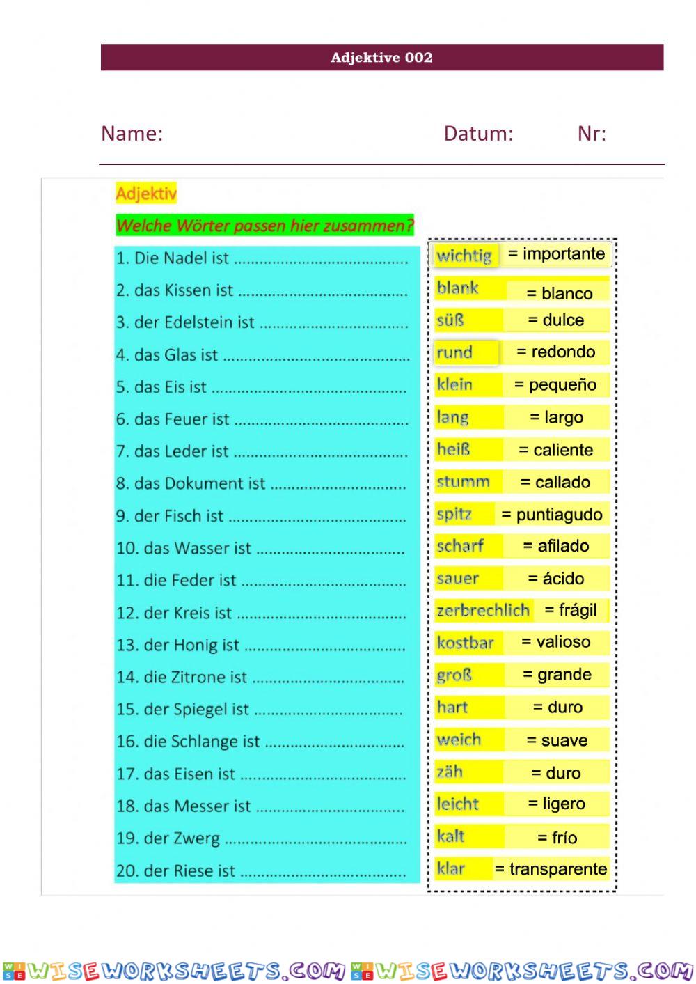 Adjetivos 002