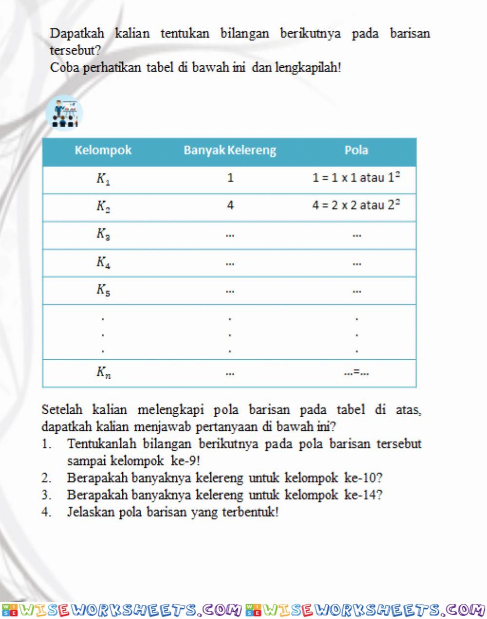 worksheet