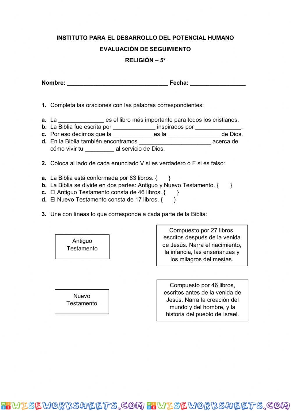 worksheet