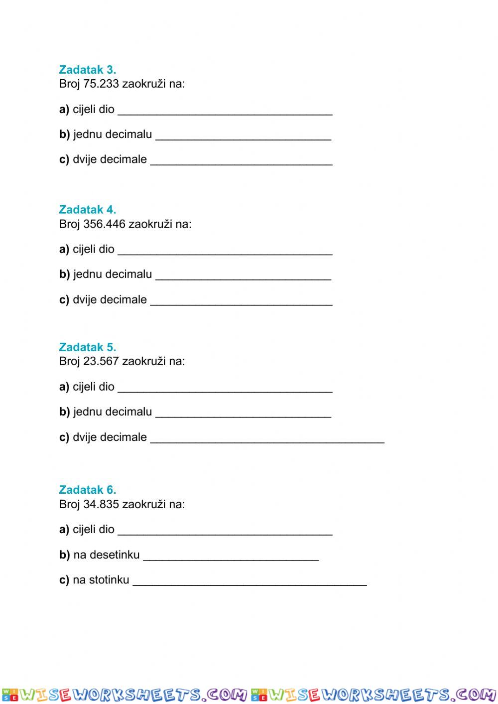 worksheet