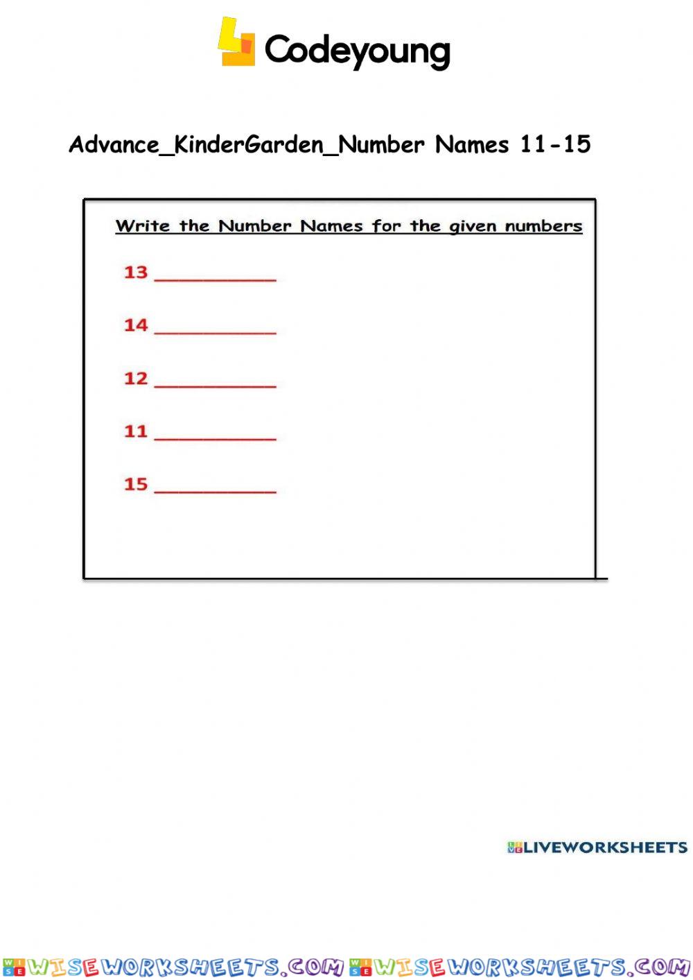 Number names