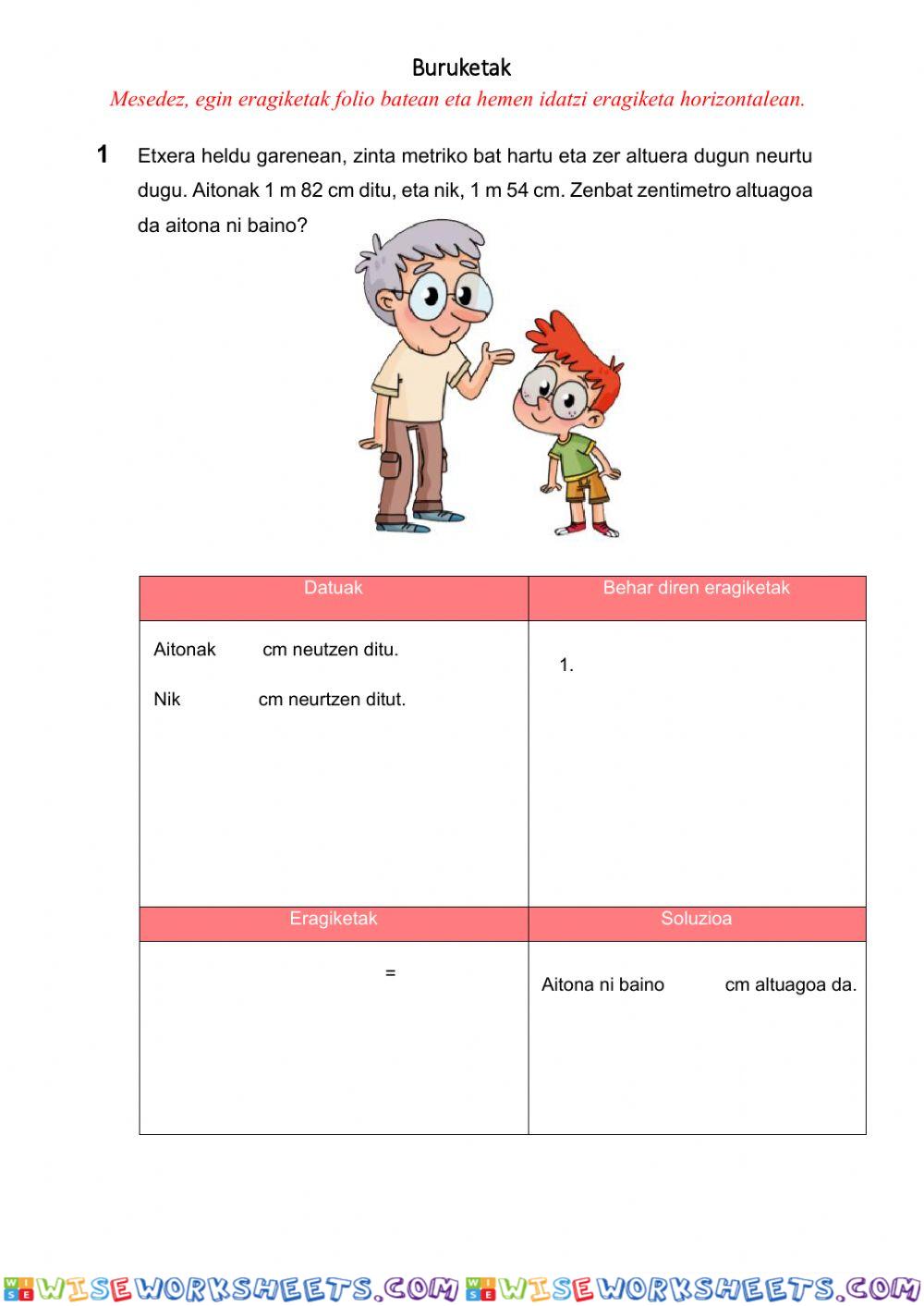 worksheet